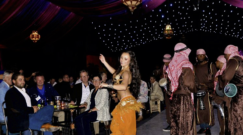 Bellydancer en wierook